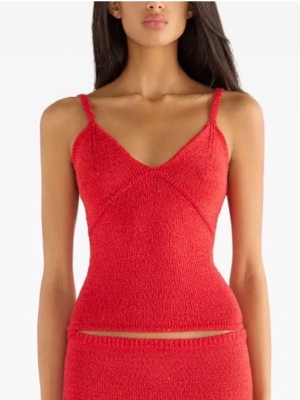Asta Resort Carolina Camisole Red Rossa sequin sz Med